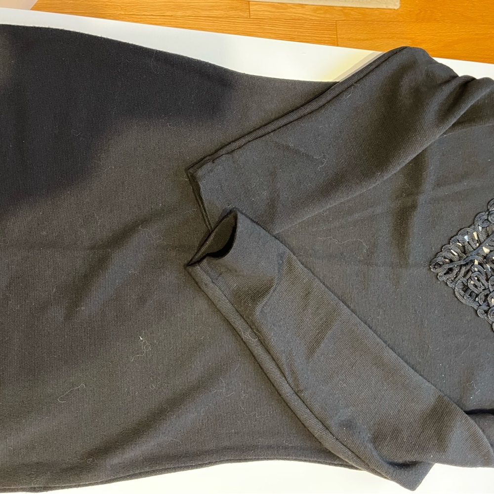 Guy Laroche Black Lace Detail Top/Dress